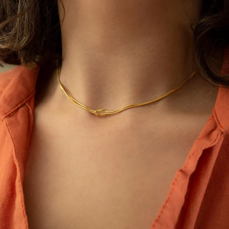 Partner Knot Necklace — A Bond Nothing Can Break