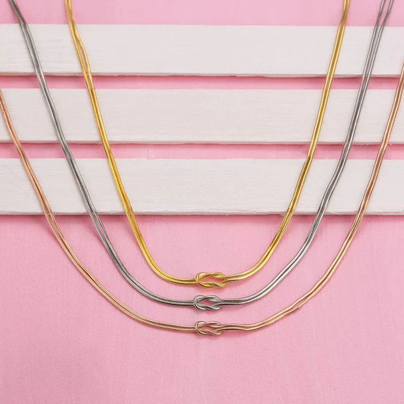 Partner Knot Necklace — A Bond Nothing Can Break