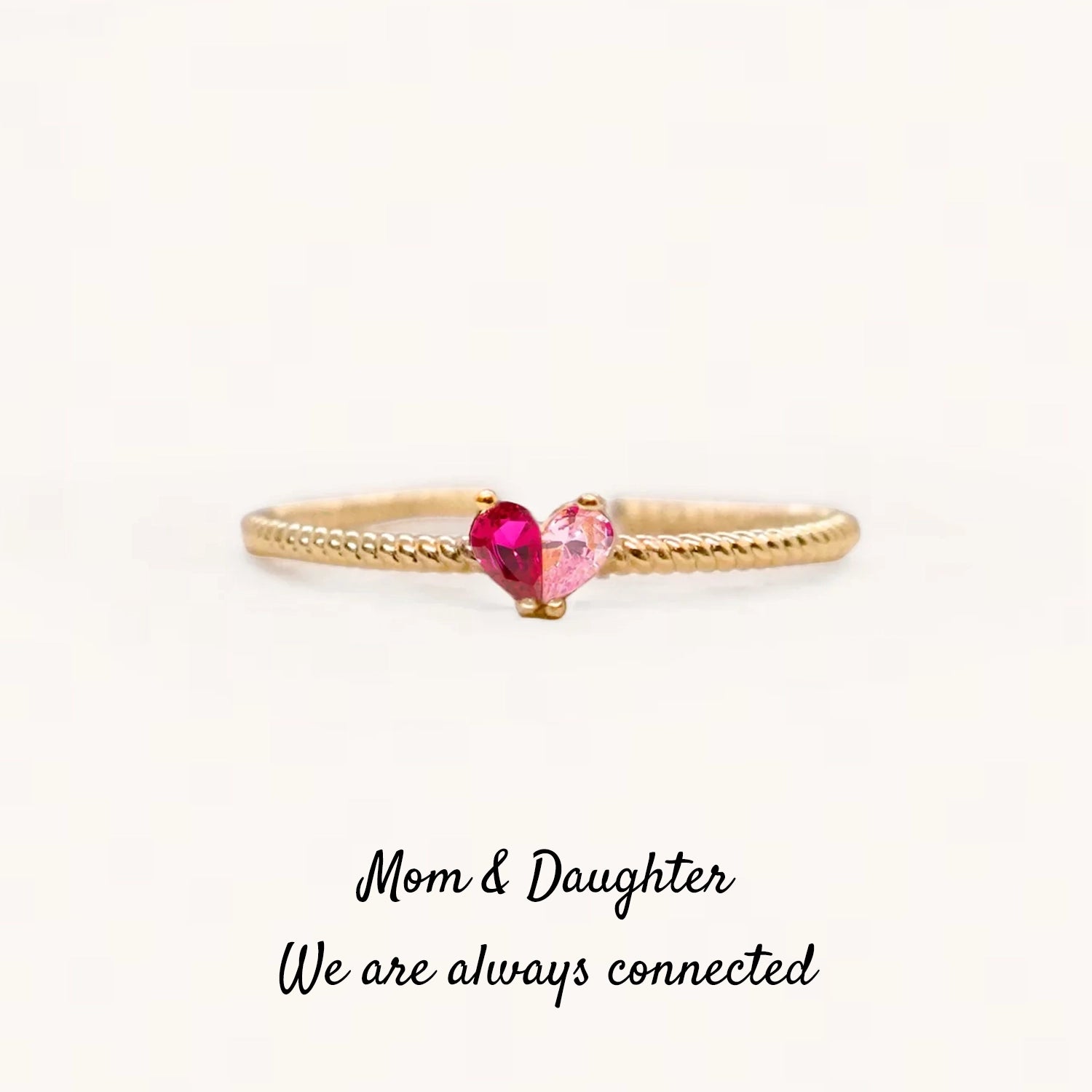 Two Birthstones. One Heart. A Bond That Never Breaks.