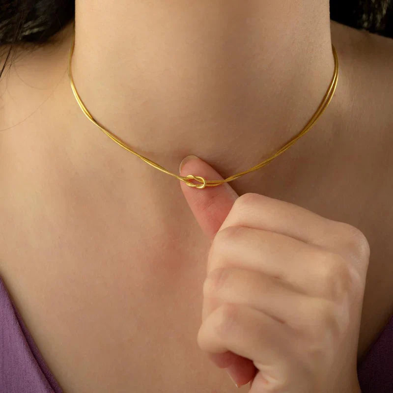 Partner Knot Necklace — A Bond Nothing Can Break